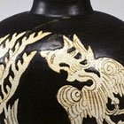 A JIZHOU BLACK-GLAZED STONEWARE ‘DOUBLE PHOENIX’ MEIPING