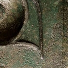 An Archaic Bronze Taotie Mask