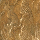 A GILT-SILVER ‘TWIN PHOENIX’ BOWL