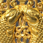 AN OPENWORK GOLD ‘TWIN FISH’ PENDANT