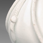 A SMALL WHITE PORCELAIN FLASK