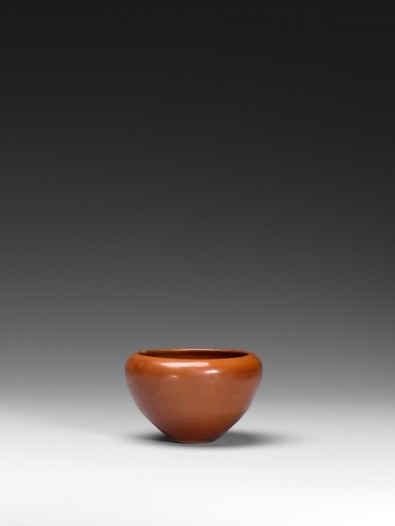 A YAOZHOU PERSIMMON-GLAZED CONICAL BOWL