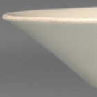 A DINGYAO WHITE PORCELAIN SAUCER DISH