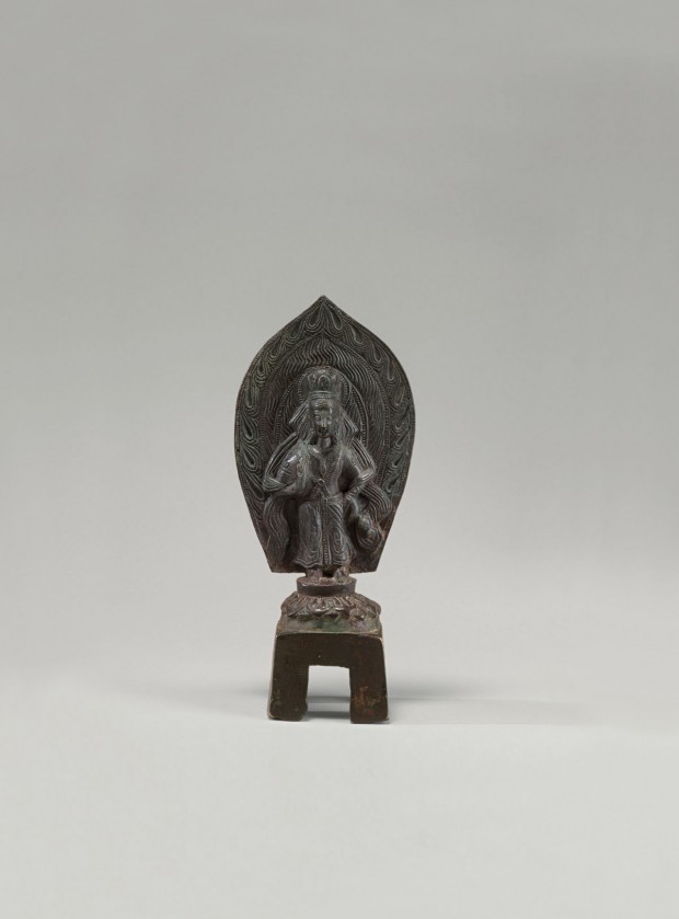 A BRONZE VOTIVE FIGURE OF PADMAPANI