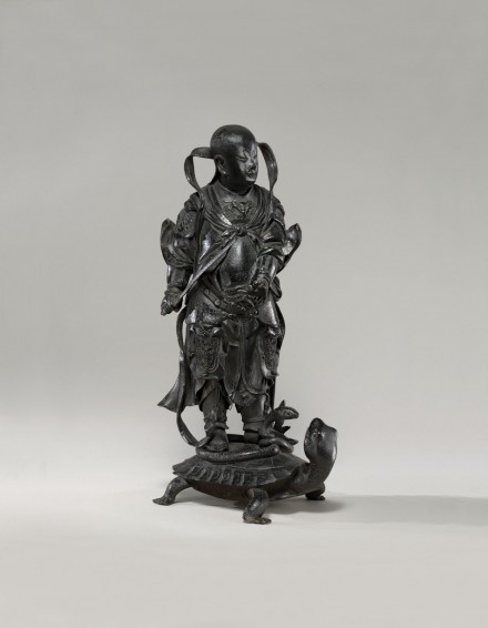 A MING BRONZE FIGURE OF THE DAOIST DEITY OF THE NORTH, ZHENWU