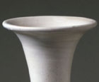 A WHITE GLAZED PORCELAIN PEAR-SHAPED VASE (YUHUCHUNPING)