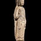 A SANDSTONE STANDING FIGURE OF A BODHISATTVA