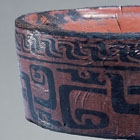 AN ARCHAIC LACQUERED WOOD STEM-DISH (DOU)