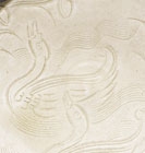 A CARVED DINGYAO WHITE PORCELAIN DISH