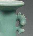 A LONGQUAN CELADON ‘KINUTA’ VASE