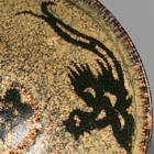 A JIZHOU PAPER-CUT DECORATED PHOENIX AND FLOWERS TEA BOWL