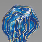 A CLOISONNÉ ENAMEL MODEL OF A SCHOLAR’S ROCK