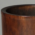 A SOLID HUANGHUALI BRUSHPOT