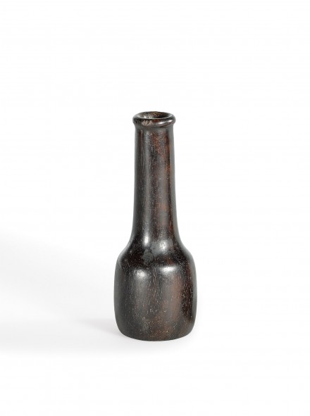 A ZITAN INCENSE TOOL VASE