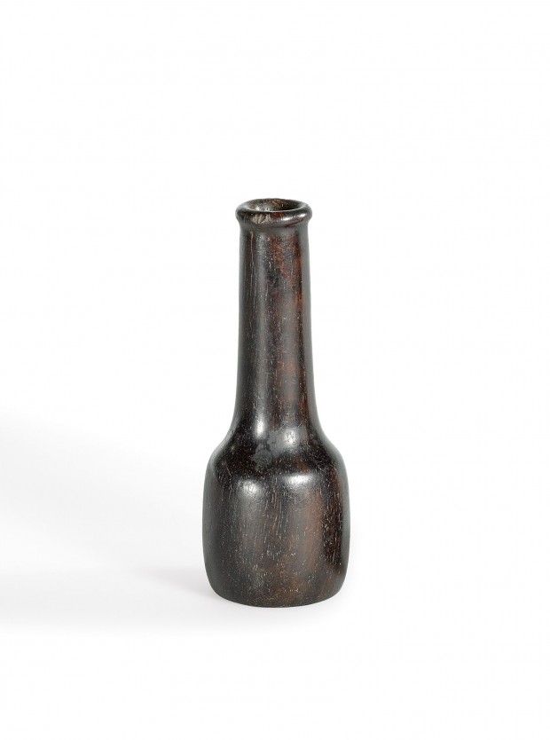 A ZITAN INCENSE TOOL VASE