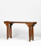 A HUANGHUALI TABLE WITH ‘TAOTIE’ SPANDRELS