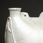 A LARGE WHITE PORCELAIN ‘PILGRIM FLASK’