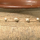 A RUSSET-GLAZED STONEWARE ‘RICE MEASURE’