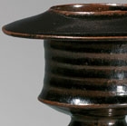 A CIZHOU BROWN-GLAZED INCENSE BURNER