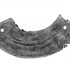 A PALE GRAY-GREEN JADE PENDANT (HUANG)