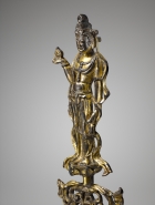 A GILT BRONZE FIGURE OF CINTĀMANI AVALOKITESVARA