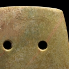 A NEOLITHIC JADE CEREMONIAL BROAD AXE (FU)