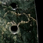 A NEOLITHIC JADE CEREMONIAL AXE (CHAN)