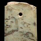 A NEOLITHIC JADE CEREMONIAL AXE (CHAN)