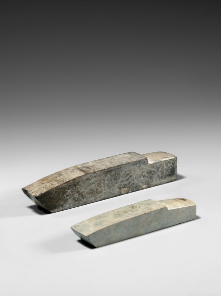 TWO NEOLITHIC STONE CEREMONIAL AXES (BEN)