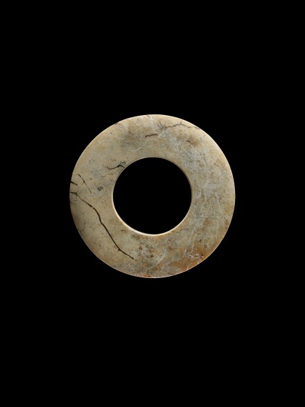 A NEOLITHIC JADE DISC (BI)