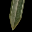 A SMALL ARCHAIC JADE CEREMONIAL JADE DAGGER-AXE (GE)