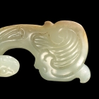 AN ARCHAIC JADE GARMENT HOOK