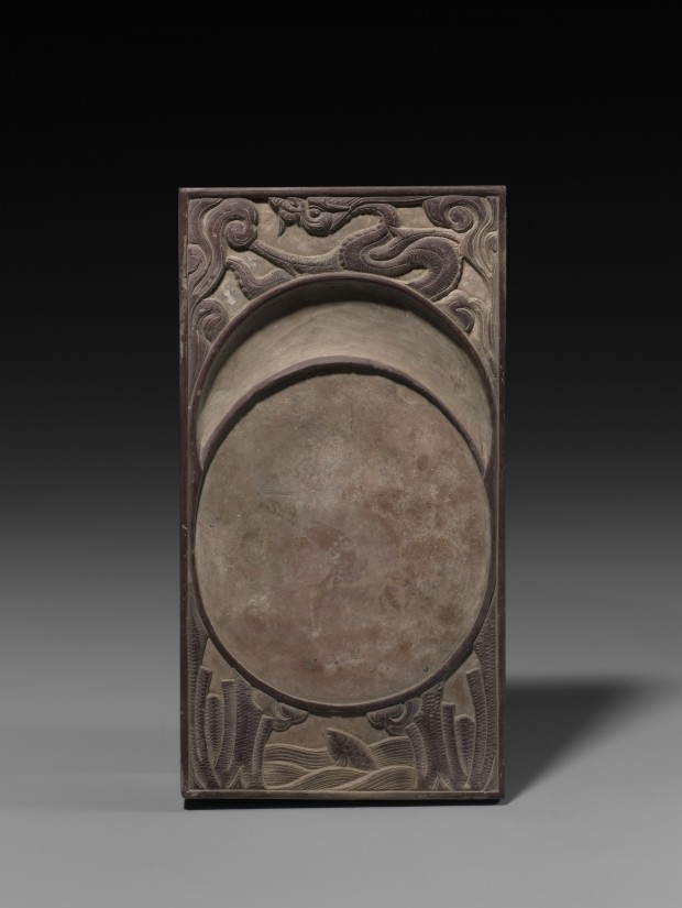 A CARVED REFINED CLAY INKSTONE (CHENGNI YAN)