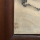 A PAIR OF FRAMED DALI MARBLE ‘STONE PAINTINGS’