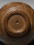 AN IMPERIAL MOULDED GOURD BOWL